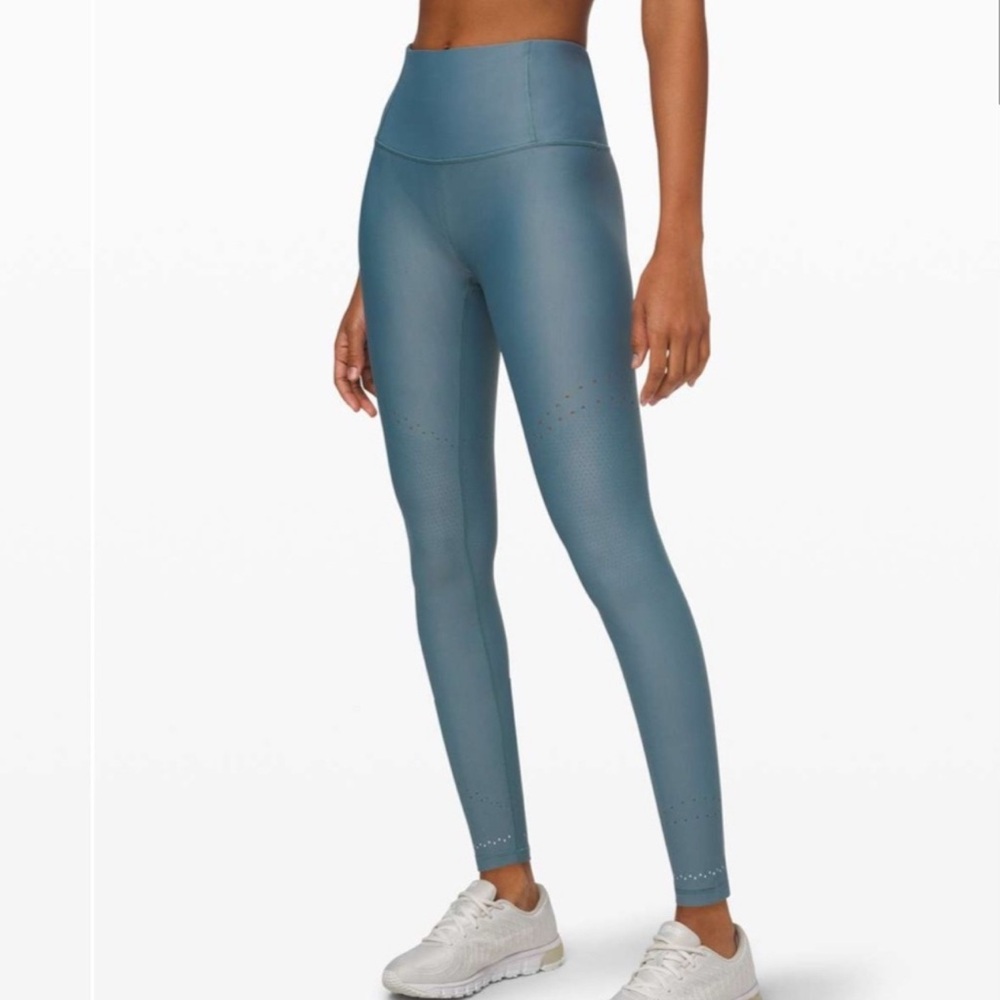 lululemon Blue High-Waisted Leggings